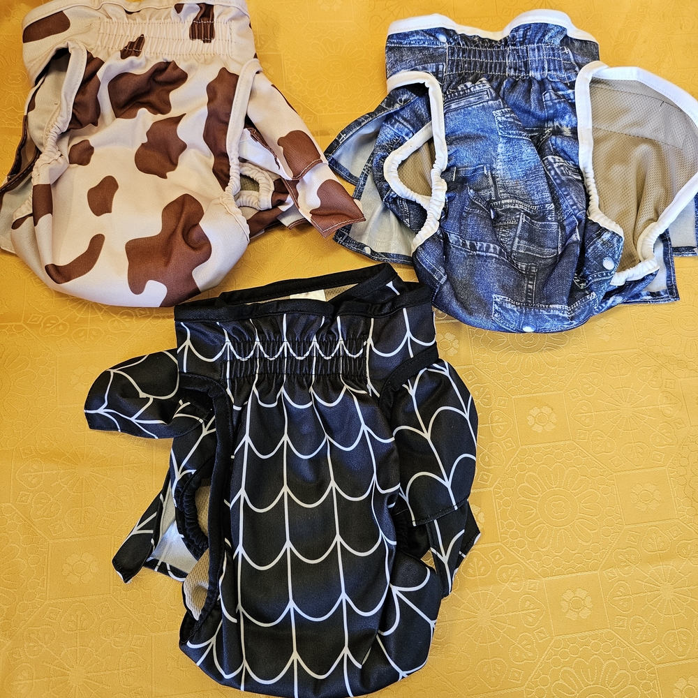 Dog Diapers- Set of 3